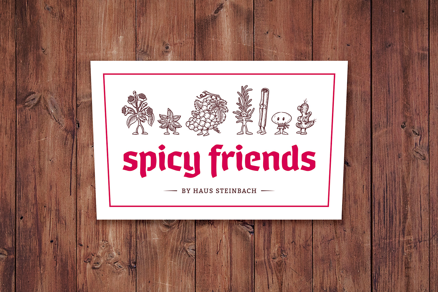 Spicy Friends Schild